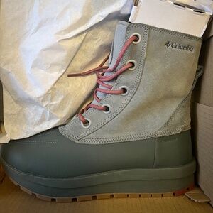 Columbia Women's Moritza Shield Omni-Heat Waterproof Snow Boot Size 10